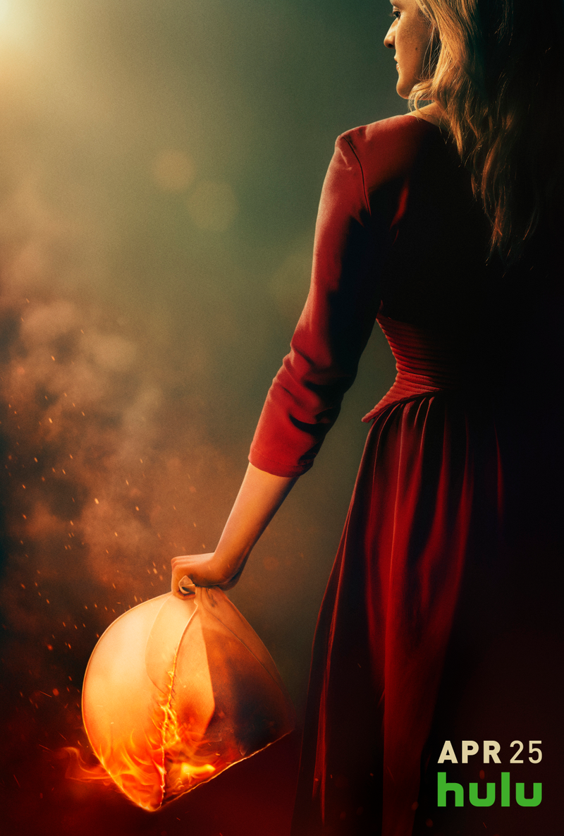 A full look at the new poster which features Offred burning her wings.